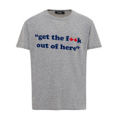 DsquaredΒ² Gray Cotton T-Shirt -   -  DsquaredΒ².